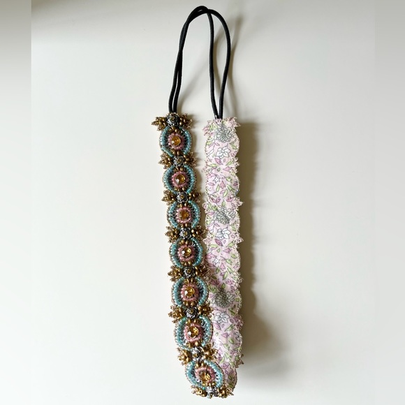 Embellished Elastic Headband - Picture 2 of 3